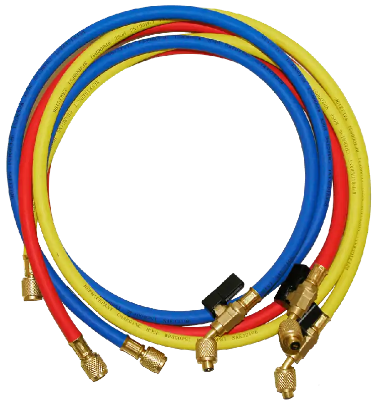 NAVAC NH5SC Refrigerant Hose, 1/4 - 1/4 in Nominal, 5 ft L, 800 psi Working