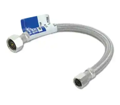 Steel-Flex 48005N Flex 3/8 in. Comp x 1/2 in. Female x 20 in. Stainless Steel Faucet Connector