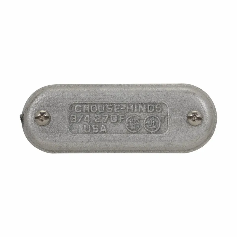 Crouse-Hinds 870F Condulet Form 7 Wedgenut Cover 2-1/2 Inch