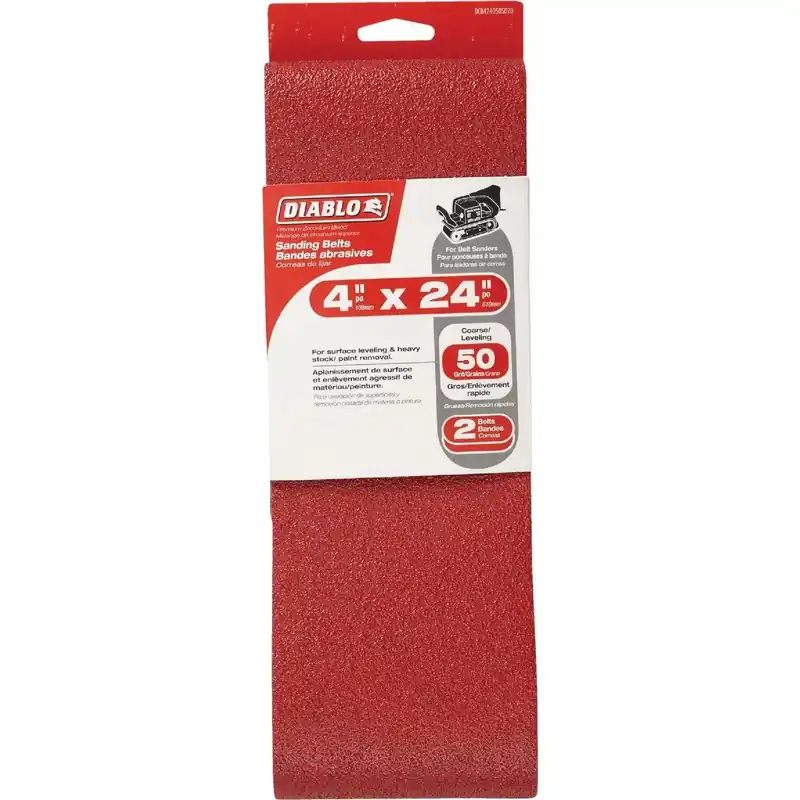 Diablo DCB424050S02G Sanding Belt 50 Grit (2-Pack)