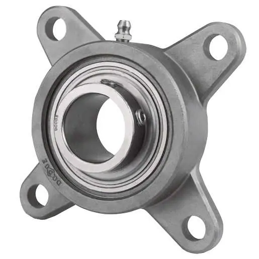 Dodge F4B-SCEZ-100-SHCR Stainless Steel Greasable 4-Bolt Flange Unit