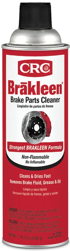 crc 05089 brakleen brake parts cleaner 20 oz aerosol can