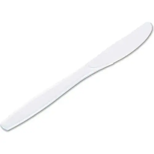 Dixie DXEKH217 Knives, Plastic, White, 1000/Carton