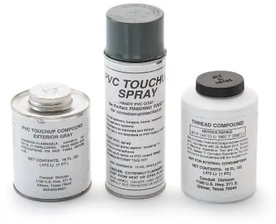 Robroy Industries PBTOUCHUP-GRAY-PT Plasti-Bond Touch-Up Compound 1-Pint Can Gray
