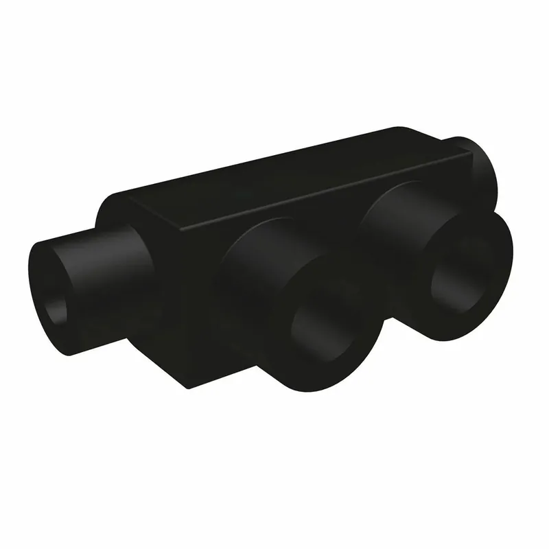 Burndy 1PBS500 UV Rated Black UNITAP? 2, #6 - 500 Kcmil, 5 in L, 1.62 in W.