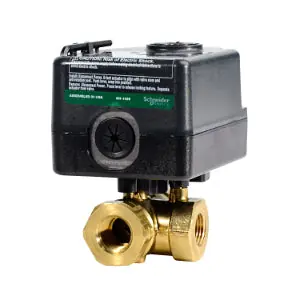 Schneider Electric VBS3N03+M210A01 SpaceLogic Ball Valve Assembly 1/2 3-Way Mixing Replacement MPN