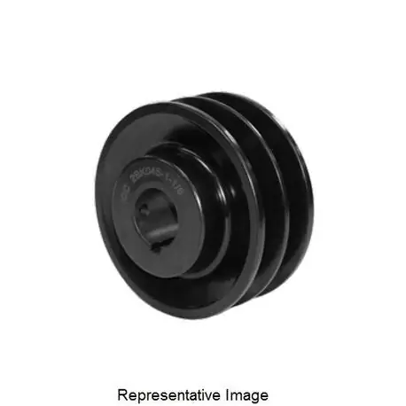 IDC Select 2BK120H Multiple Groove Sheave H Type Bushing 2 Grooves Suitable For Use With 3L 4L 5L A & B Belts