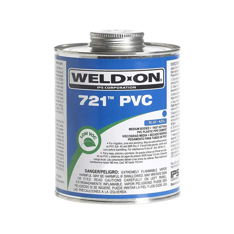 IPS Corporation 10163 721 PVC Solvent Cement, Blue