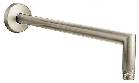 Moen S110BN Arris 14 in. Shower Arm and Flange in Brushed Nickel
