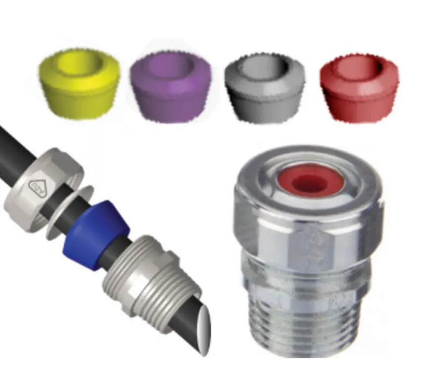 American Fittings Corporation CG100K Cord Grip Connector Kit, 1, Cord Range 0.375 - 1.125, Steel