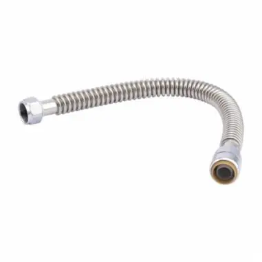 Sharkbite SS3088FLEX24LF Water Heater Connector, 3/4 x 3/4 FIP, 24 Inch