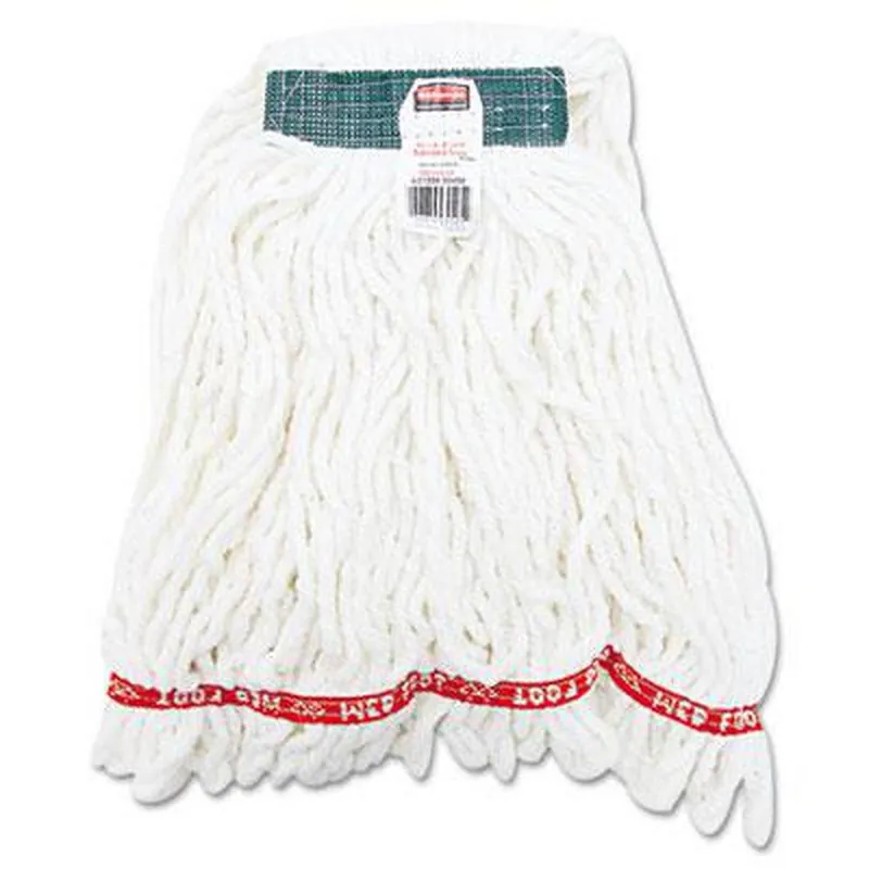 Rubbermaid FGA21206WH00 Web Foot 4-Ply Medium Wet Mop in White