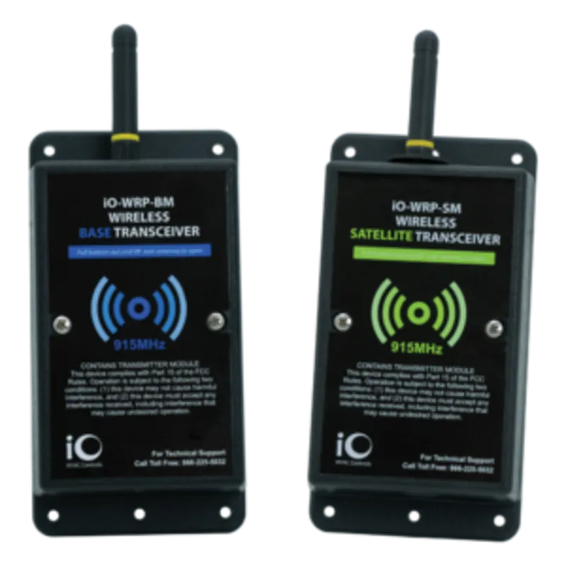 IO HVAC Controls IO-WRP Wireless Relay Plus Kit, (2) 4-Channel Transceivers, Base Module 3 Transmitting Channels / 1 Receiving Channel, Satelite Module 3 Receiving Channels / 1 Transmitting Channel