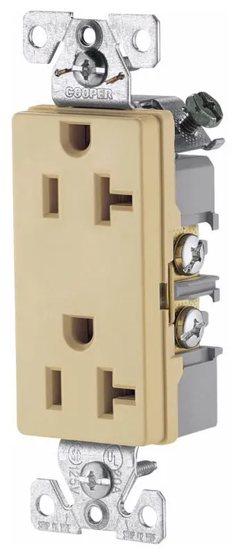 Eaton 6352V-BU EWD 6352V-BU Recp Deco Dup 20A 125V