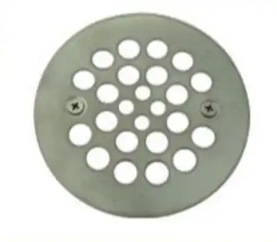 BHC RSSI338-414-FB 4-1/4 in. Flat Black Stainless Steel Round Screw-In Shower Strainer for BHC No. BDSD2-3 Drain