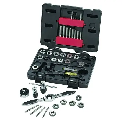Gearwrench 3885 Tap and Die Drive Tool Set Ratcheting