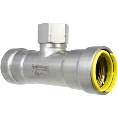 Apollo PWR7483146 Tee, Gas, 1-1/4in X 1-1/4in X 3/4in FPT