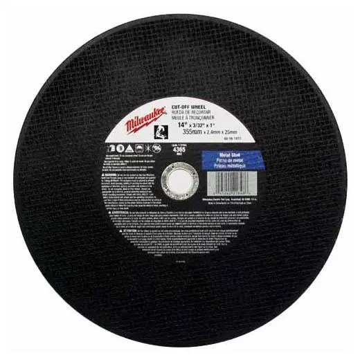 Milwaukee 49-94-1415 Cut-Off Wheel 14 in x 3/32 in x 1 in A36P