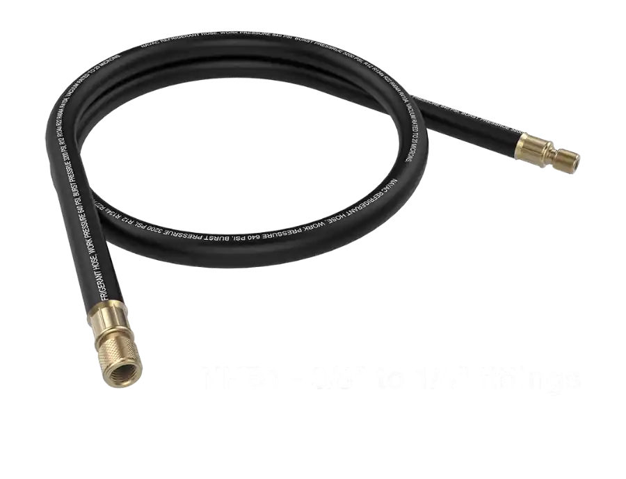 NAVAC NHB1 Evacuation Hose 1/2 Diameter 6' 3/8 - 1/4