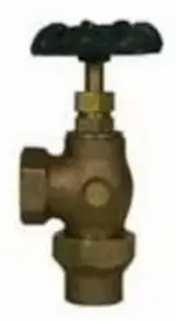 AY McDonald 72025-3412 Angle Stop Valve Lead Free Brass 3/4x1/2 Inch FlarexFemale with Drain
