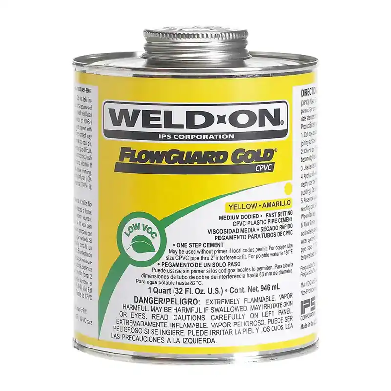 IPS 11026 Weld On Flowguard Gold Cement Cpvc Quart