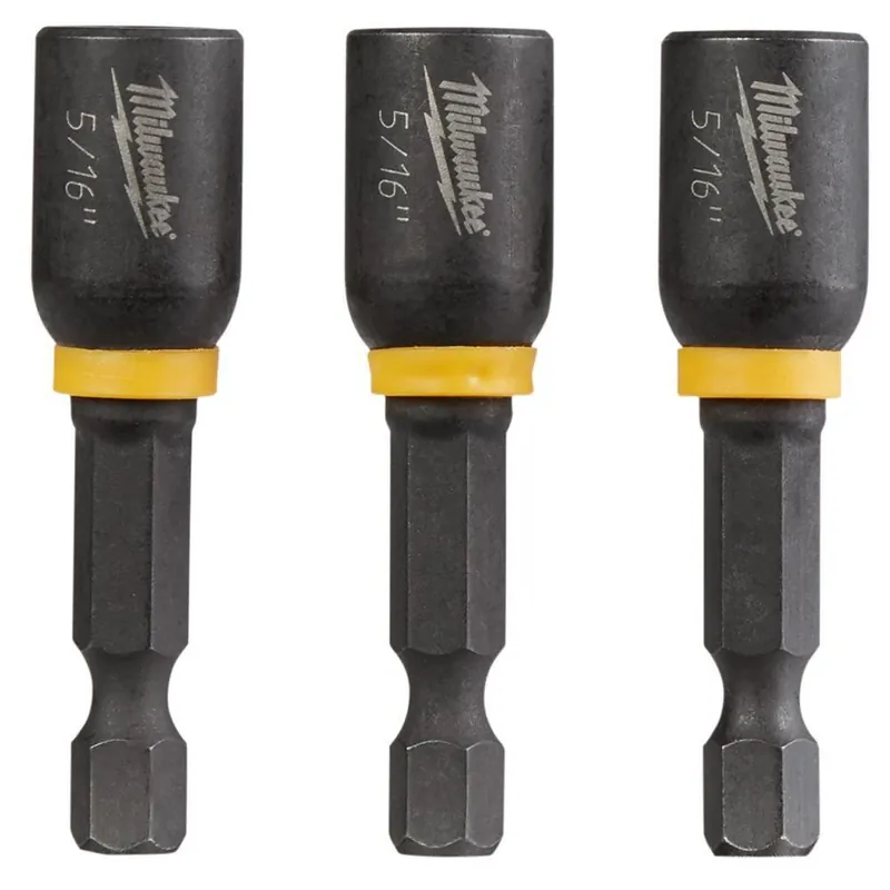 Milwaukee 49-66-4523 SHOCKWAVE Magnetic Nut Driver 5/16 in Drive 3 Pack