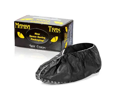 Black Mamba Gloves MTX-100 Mamba Trax Polypropylene Shoe Cover Black