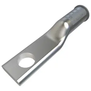 ILSCO ALNS-6-14 Surecrimp Aluminum Compression Lug Conductor Size 6 1-Hole 1/4 Inch Bolt Size Long Barrel