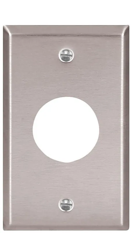 Eaton 93091-BOX Wallplate Standard 1 Gang Stainless Steel