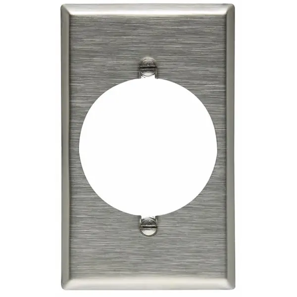 Cooper Wiring 93221-BOX Standard Power Outlet Wallplate, 1 Gang, 4-1/2 in H x 2-3/4 in W, 93221-BOX