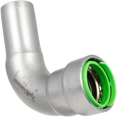 Apollo PWR7480211 Powerpress, Press Street Elbow, Non-Gas, 1-1/4 inch x 1-1/4 inch, Press x FTG, 90 Degree, Model 407-2