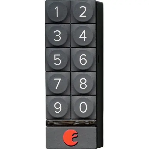 August AK-R1 Smart Keypad Code Based Entry Dark Gray AUG-AK01-M01-G01