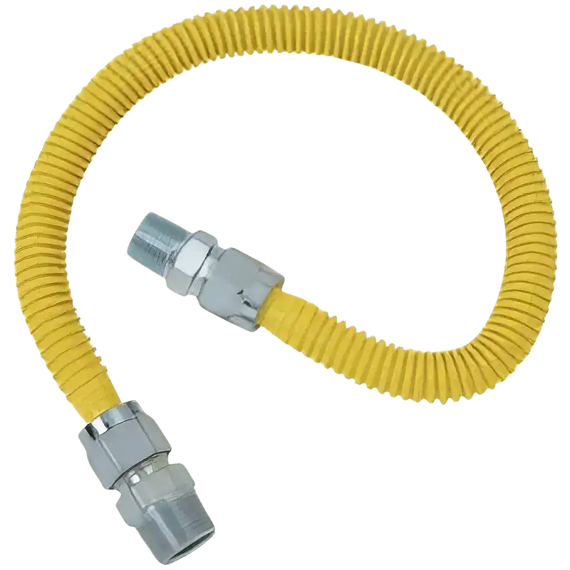 BrassCraft CSSC54-48 Coated Gas Appliance Connector, 1/2 FIP x 1/2 MIP, 48 Inch Length