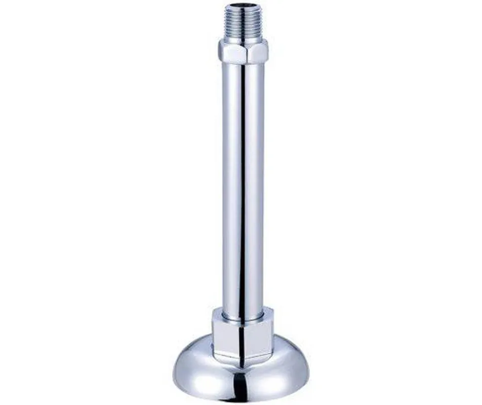 Central Brass 0342-3/8 3/8 in. NPT Stand Pipe with Nut and Flange
