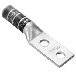 BURNDY YA3C2TC38 2H LUG LONG BRL #3 STR/#2 SOL 3/8 STUD