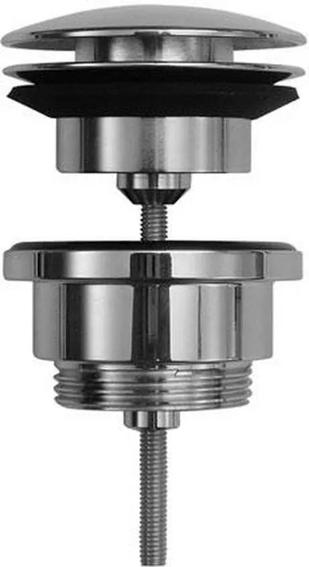 Duravit 0050521092 Metal Push-Pull Drain in Polished Chrome