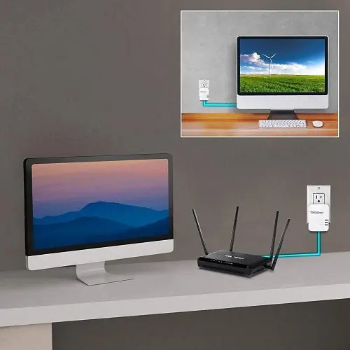 TRENDnet TPL-422E2K Powerline 1300 AV2 Adapter Kit