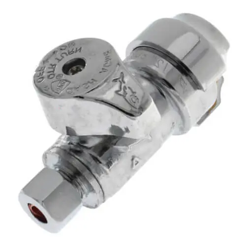 CASH ACME 23337-0000LF 1/2 X 1/4 Compression Straight Stop Lead Free