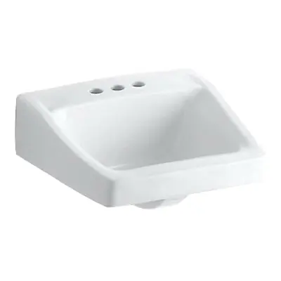 Kohler K-1728-0 Chesapeake Vitreous China Wall Mount Lavatory Sink 19-1/4 inch x 17-1/4 inch Replacement MPN