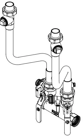 Lochinvar 100304841 Primary-Secondary Piping Kit for Noble Combi Boilers