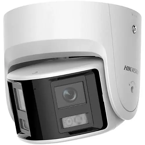 Hikvision DS-2CD2367G2P-LSU/SL ColorVu 6MP WDR Panoramic Turret IP Camera with Strobe Light and Audio Alarm 2.8mm Fixed Lens