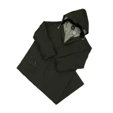 PIP 4160BFR/3XL Black Polyester PVC 3X-Large Raincoat