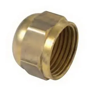 BrassCraft 40-6X Brass Flare Cap for Potable Water 3/8 inch OD Replacement MPN