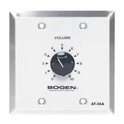 Bogen AT35A Attenuator 35W Hard Wire Dimmer