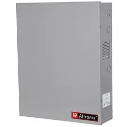 Altronix AL600ULACMCBJ Access Power Controller with Power Supply Charger, 12/24VDC at 6A, FAI, 115VAC, BC600G Enclosure
