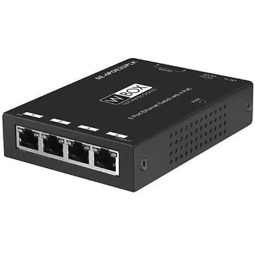 UltraTech 0E-4POE2UPLK 6-Port Fast Ethernet PoE Switch, 4-Port PoE + 2-Port Uplink