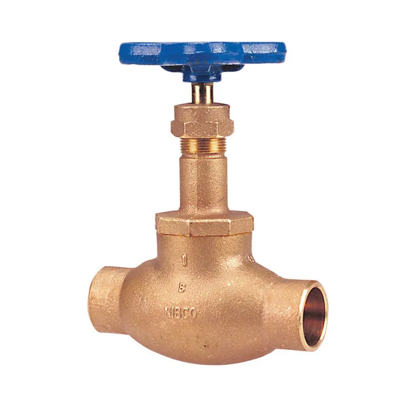 NIBCO NJ2K005 Globe Valve 3/8 in Nominal Solder End Style 125 lb
