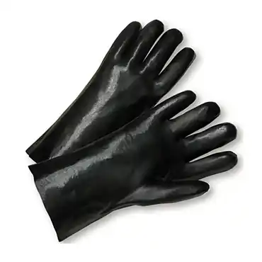 PIP 1047 Black Straight Cuff Large Glove Size