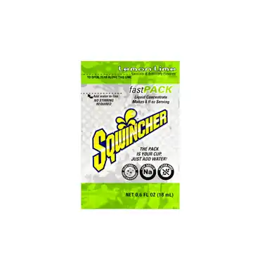 Sqwincher 159015308 Fast Pack Lemon-Lime Liquid Concentrate Case