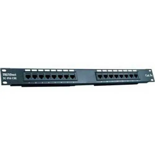 TRENDnet TC-P16C5E 16-Port Cat5e Network Unshielded Patch Panel